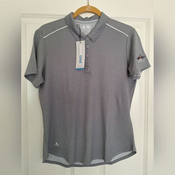 Adidas Gray Polo Size L - Picture 1 of 8